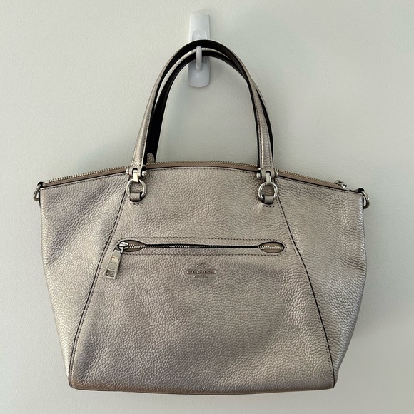 Coach Handbags - Like New Metallic Coach Bag